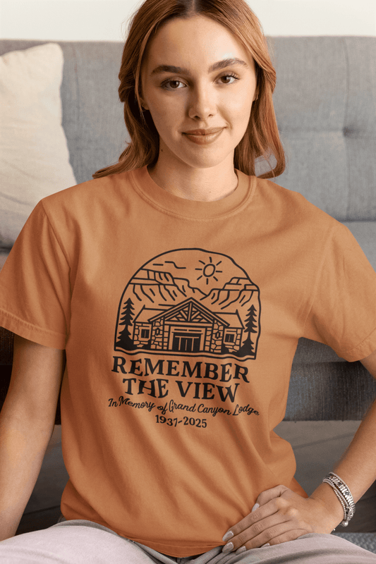 "Remember The View" Grand Canyon Lodge Shirt - Butter - Sloth & Duck
