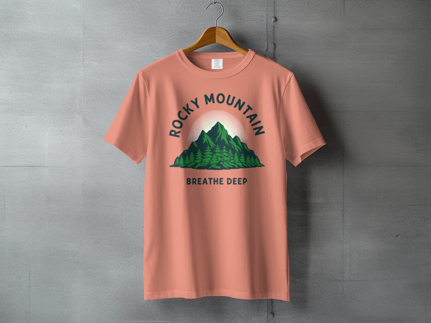 Rocky Mountain Breathe Deep T-Shirt - S - Sloth & Duck