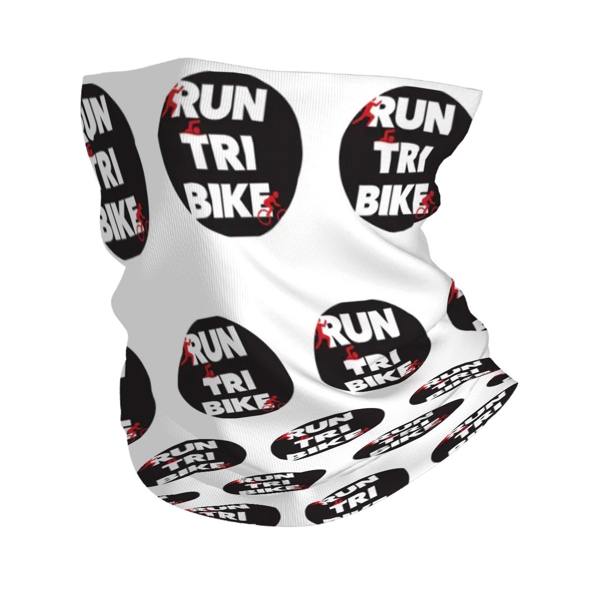 Run Tri Bike Multifunction Neck Gaiter - 10"x20" - Sloth & Duck
