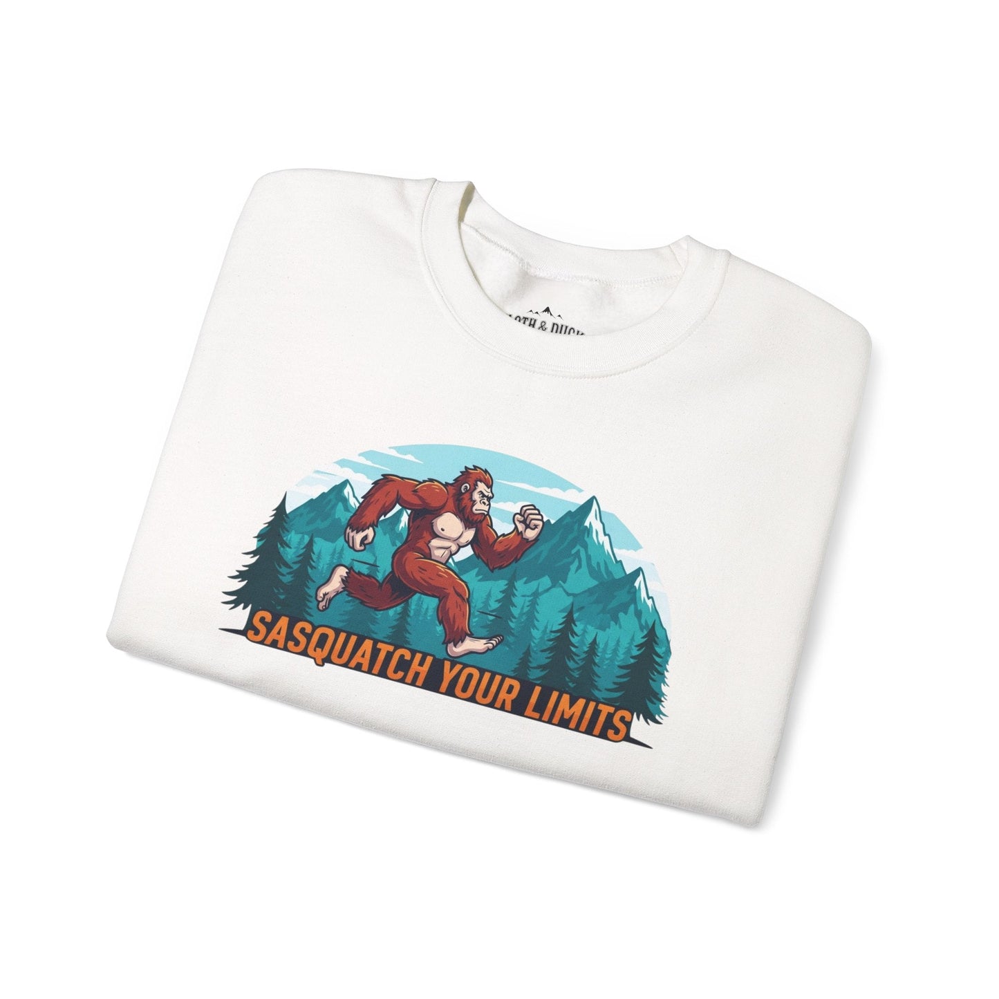 Sasquatch Your Limits, Trail Running Sweatshirt - Sand - Sloth & Duck
