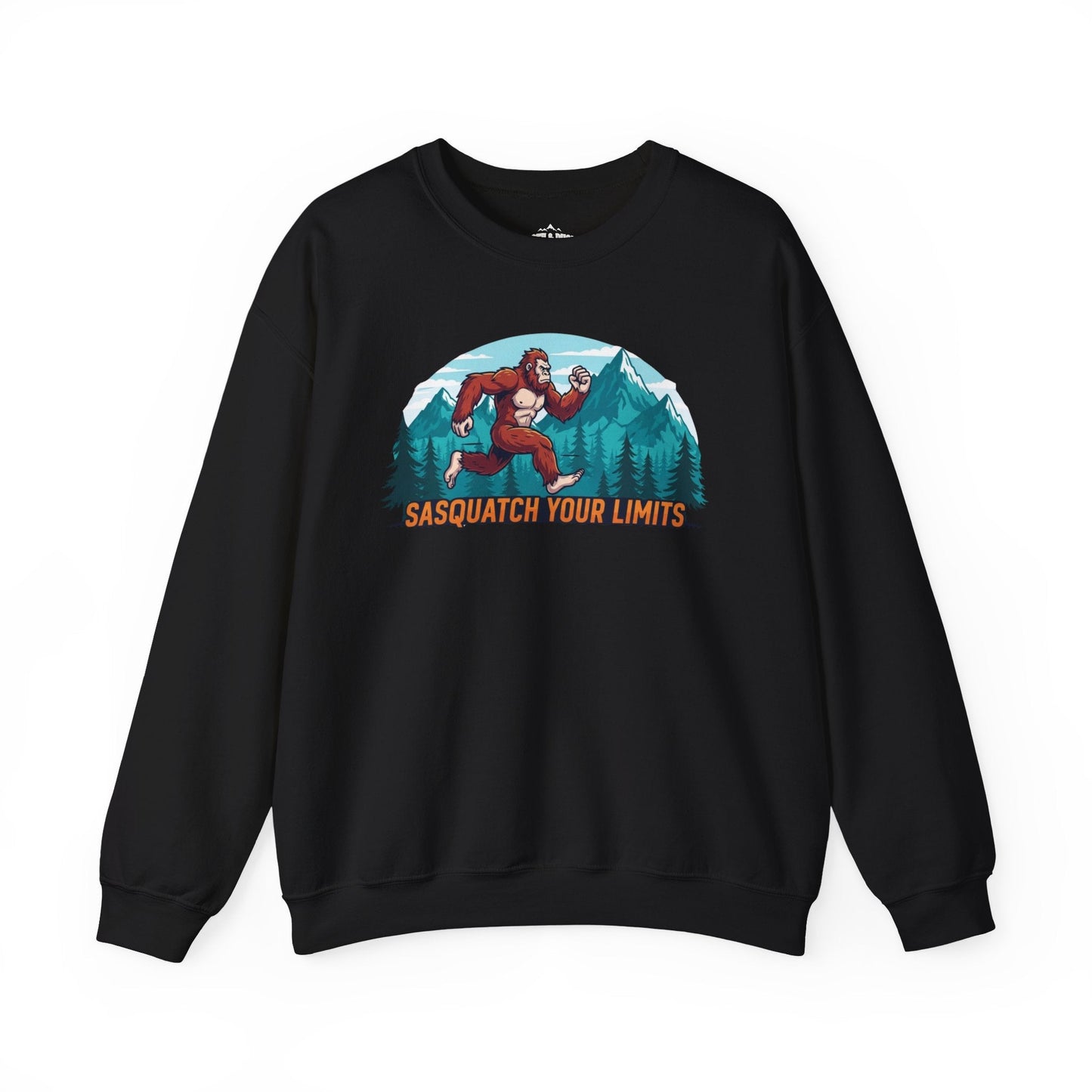Sasquatch Your Limits, Trail Running Sweatshirt - White - Sloth & Duck