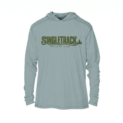 Singletrack State of Mind UPF 50+ Sun Hoodie -XS - Sloth & Duck