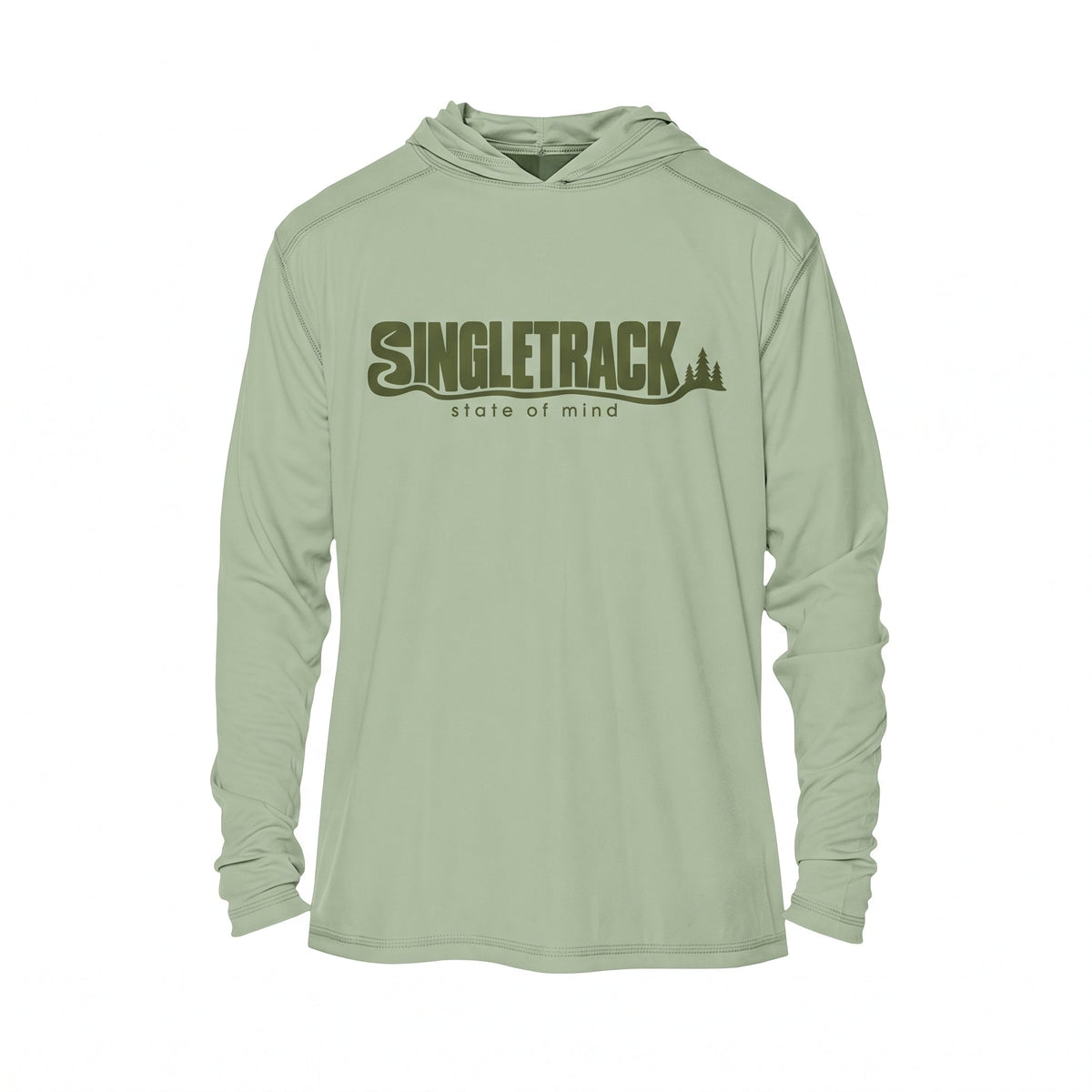 Singletrack State of Mind UPF 50+ Sun Hoodie -XS - Sloth & Duck