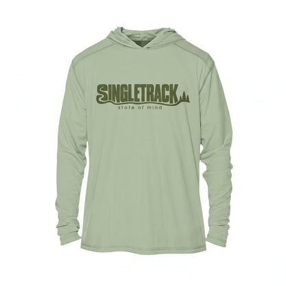 Singletrack State of Mind UPF 50+ Sun Hoodie -XS - Sloth & Duck