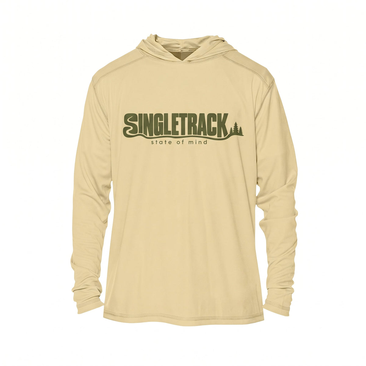 Singletrack State of Mind UPF 50+ Sun Hoodie -XS - Sloth & Duck