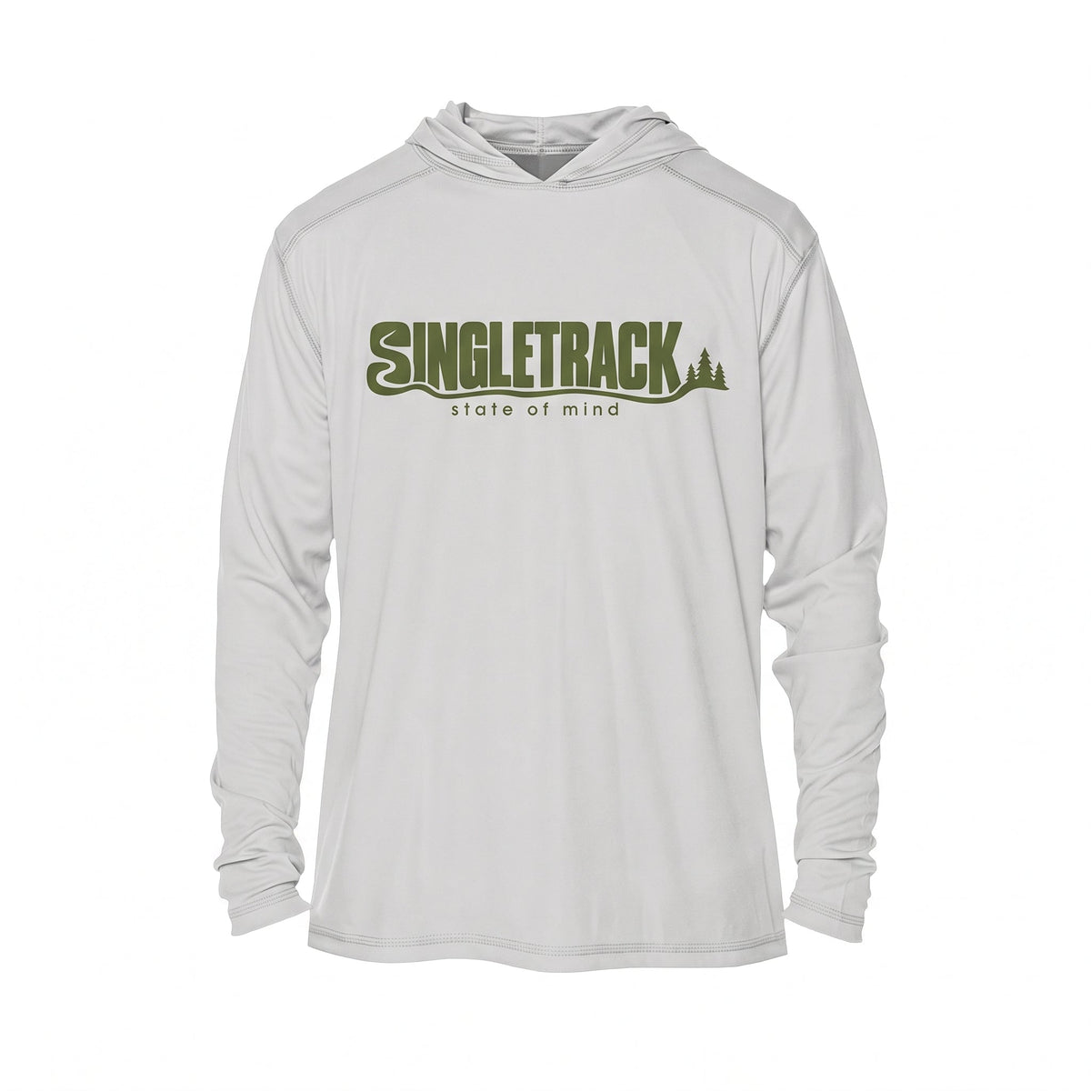 Singletrack State of Mind UPF 50+ Sun Hoodie -XS - Sloth & Duck