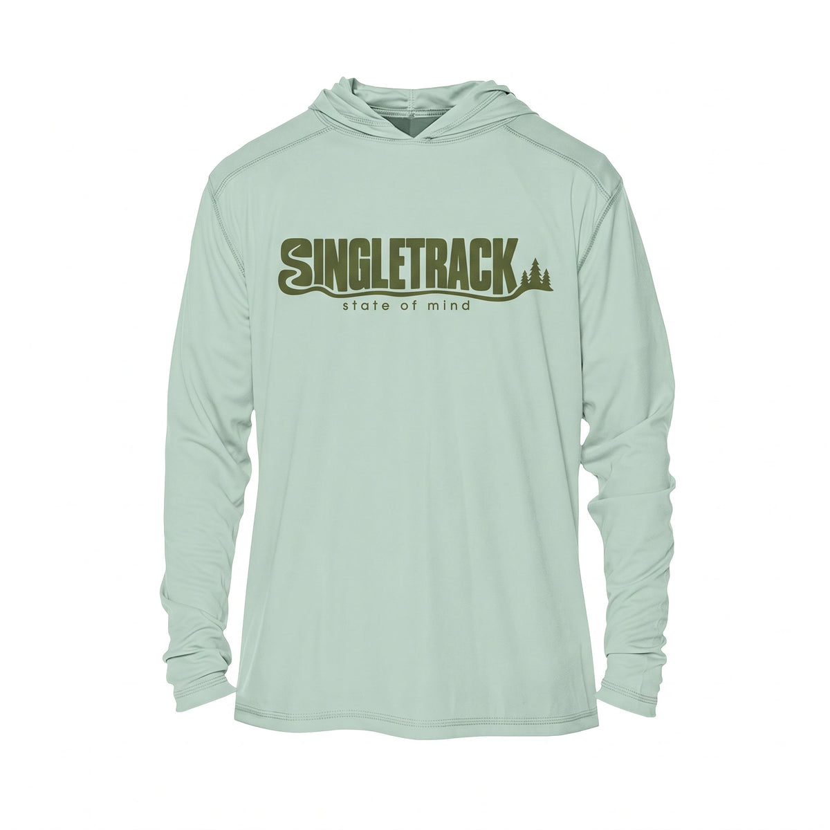 Singletrack State of Mind UPF 50+ Sun Hoodie -XS - Sloth & Duck