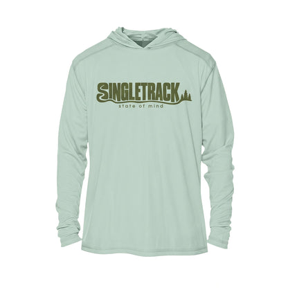Singletrack State of Mind UPF 50+ Sun Hoodie -XS - Sloth & Duck