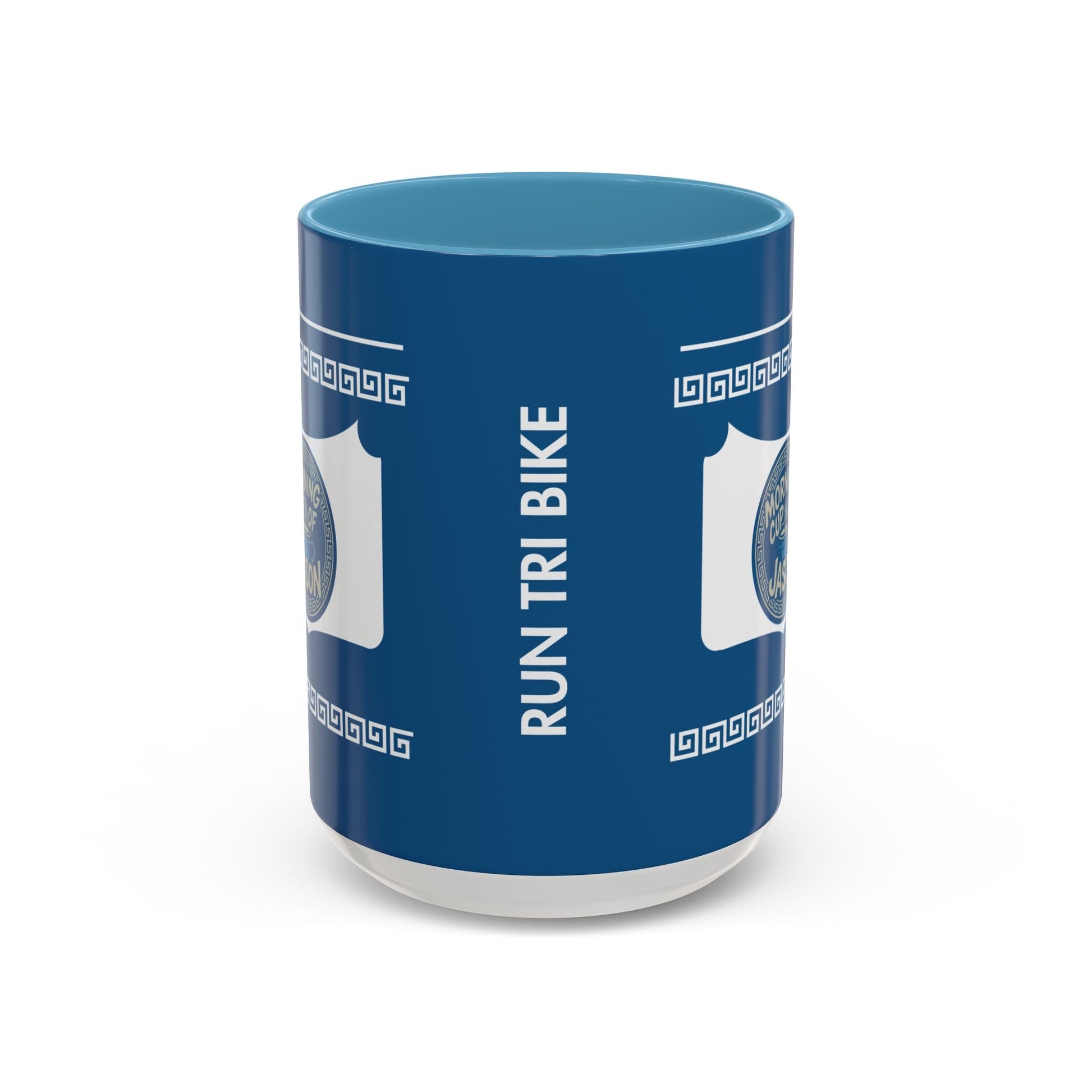 Sip. Laugh. Think. Repeat. Blue Mug - 15oz - Sloth & Duck