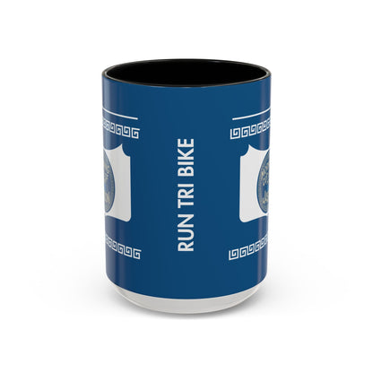 Sip. Laugh. Think. Repeat. Blue Mug - 15oz - Sloth & Duck