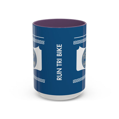 Sip. Laugh. Think. Repeat. Blue Mug - 15oz - Sloth & Duck