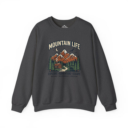 Sloth and Duck Heritage Mountain Crewneck – Premium Trail Sweatshirt -S - Sloth & Duck