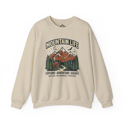 Sloth and Duck Heritage Mountain Crewneck – Premium Trail Sweatshirt -S - Sloth & Duck