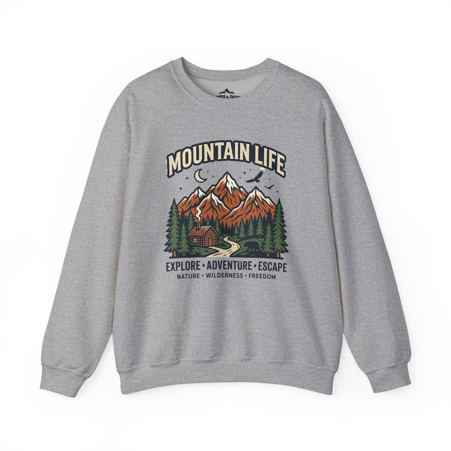 Sloth and Duck Heritage Mountain Crewneck – Premium Trail Sweatshirt -S - Sloth & Duck