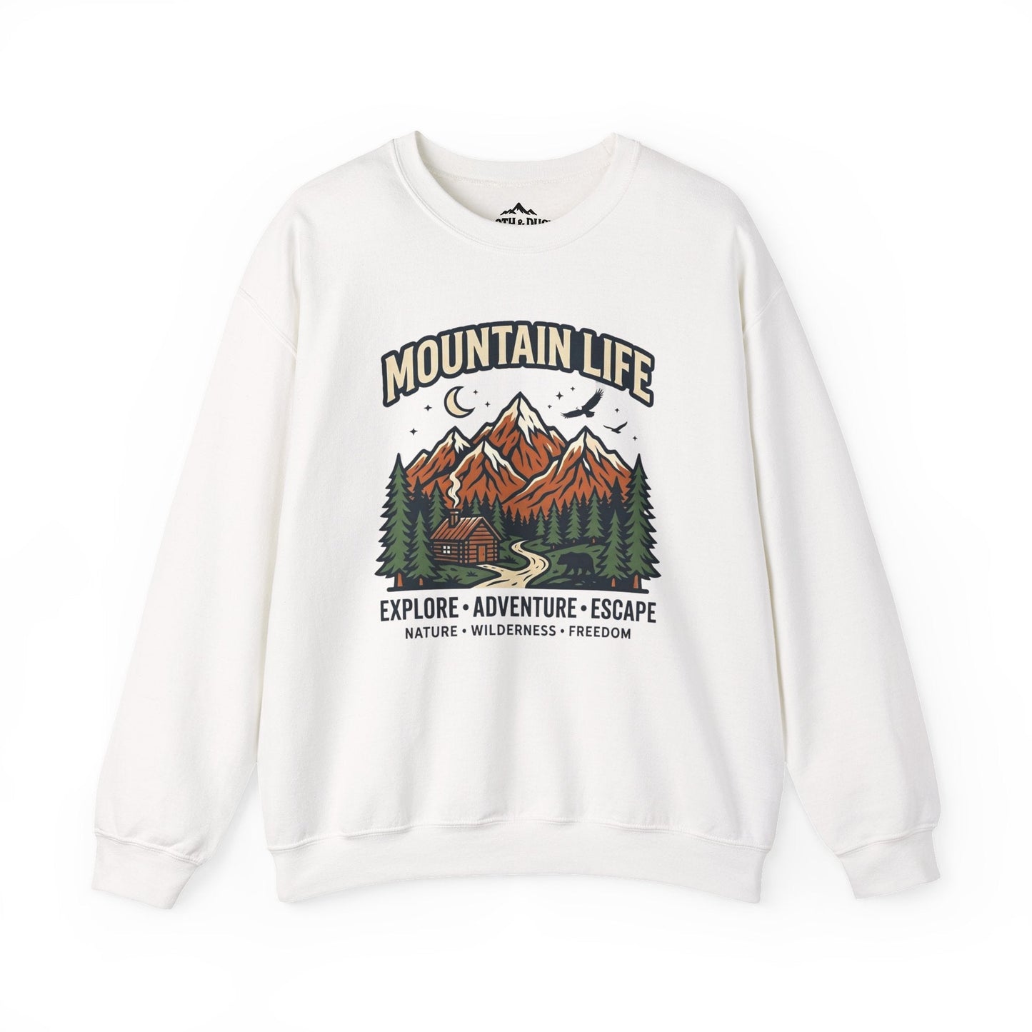 Sloth and Duck Heritage Mountain Crewneck – Premium Trail Sweatshirt -S - Sloth & Duck