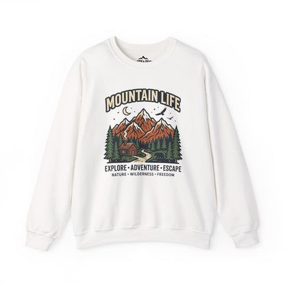 Sloth and Duck Heritage Mountain Crewneck – Premium Trail Sweatshirt -S - Sloth & Duck