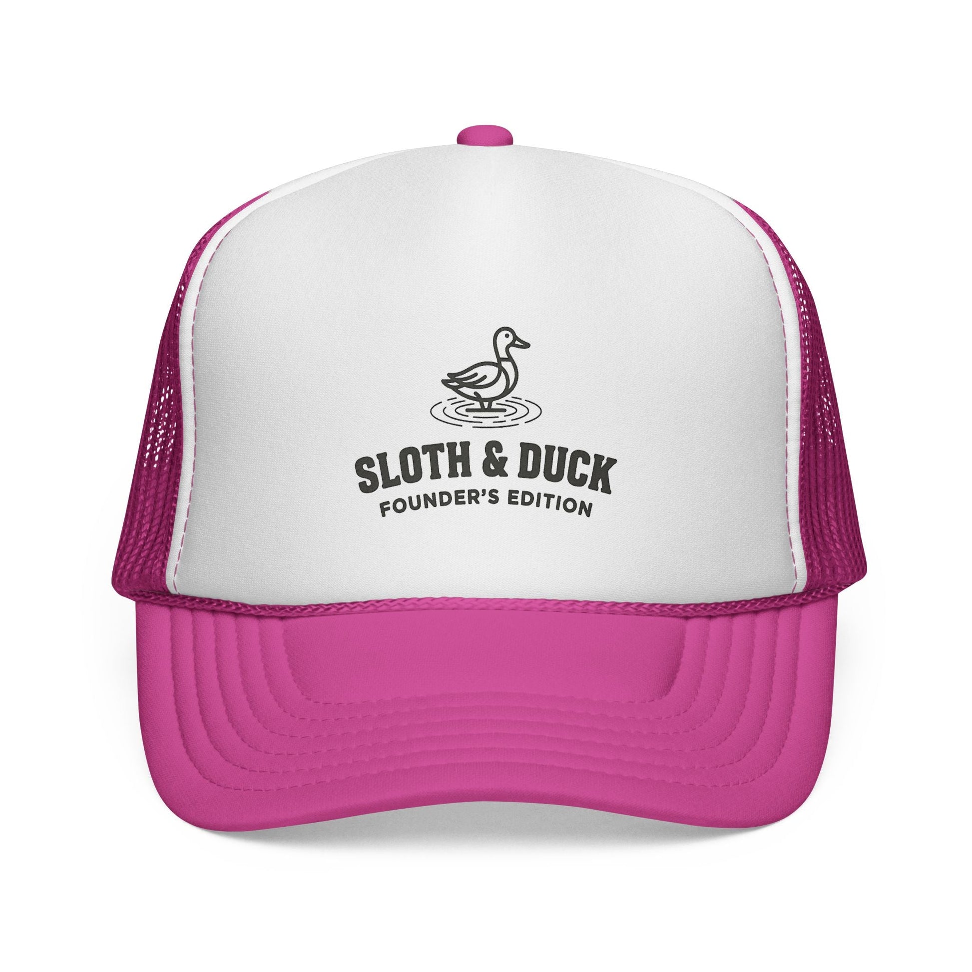 Sloth & Duck Founder’s Edition Trucker Cap | Vintage Duck - Pink - Sloth & Duck
