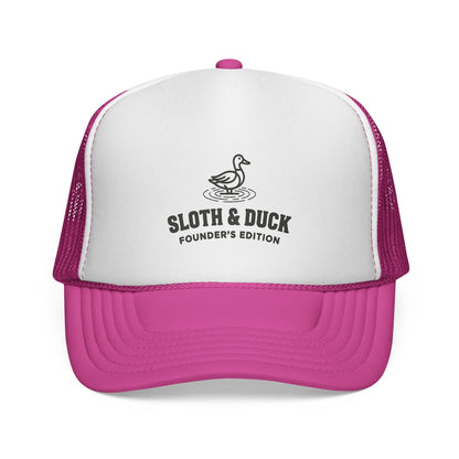 Sloth & Duck Founder’s Edition Trucker Cap | Vintage Duck - Pink - Sloth & Duck