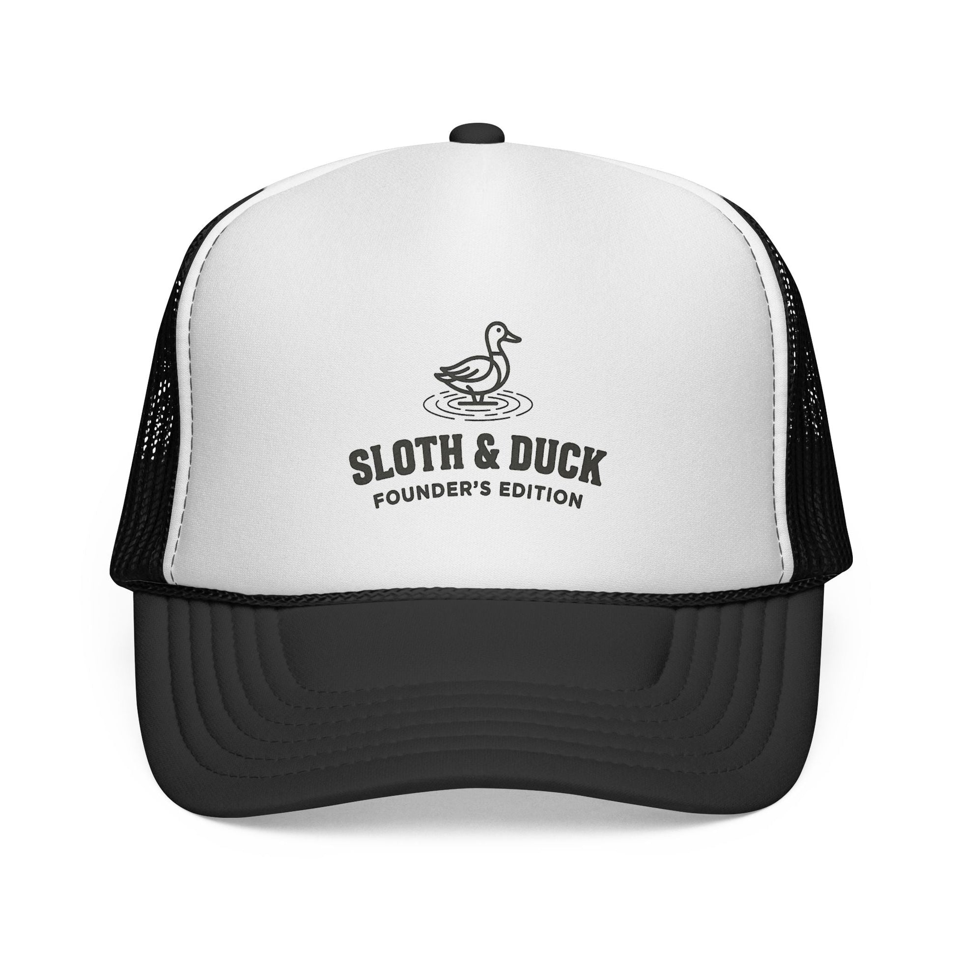 Sloth & Duck Founder’s Edition Trucker Cap | Vintage Duck - Black - Sloth & Duck