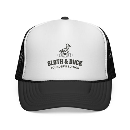 Sloth & Duck Founder’s Edition Trucker Cap | Vintage Duck - Black - Sloth & Duck