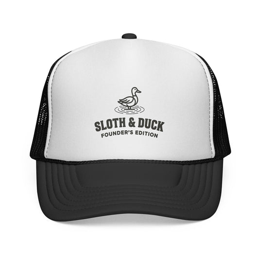 Sloth & Duck Founder’s Edition Trucker Cap | Vintage Duck - Black - Sloth & Duck