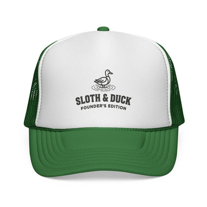 Sloth & Duck Founder’s Edition Trucker Cap | Vintage Duck - Green - Sloth & Duck