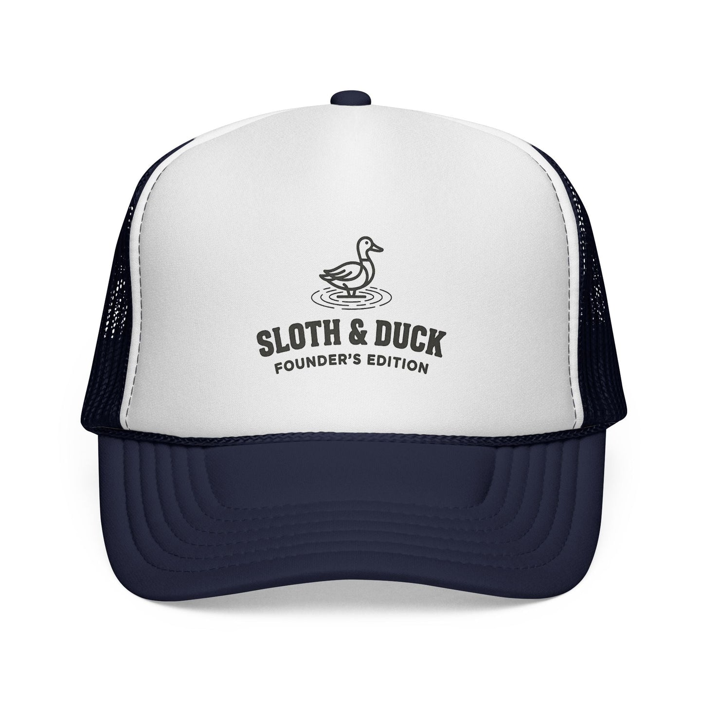 Sloth & Duck Founder’s Edition Trucker Cap | Vintage Duck - Dark Navy - Sloth & Duck