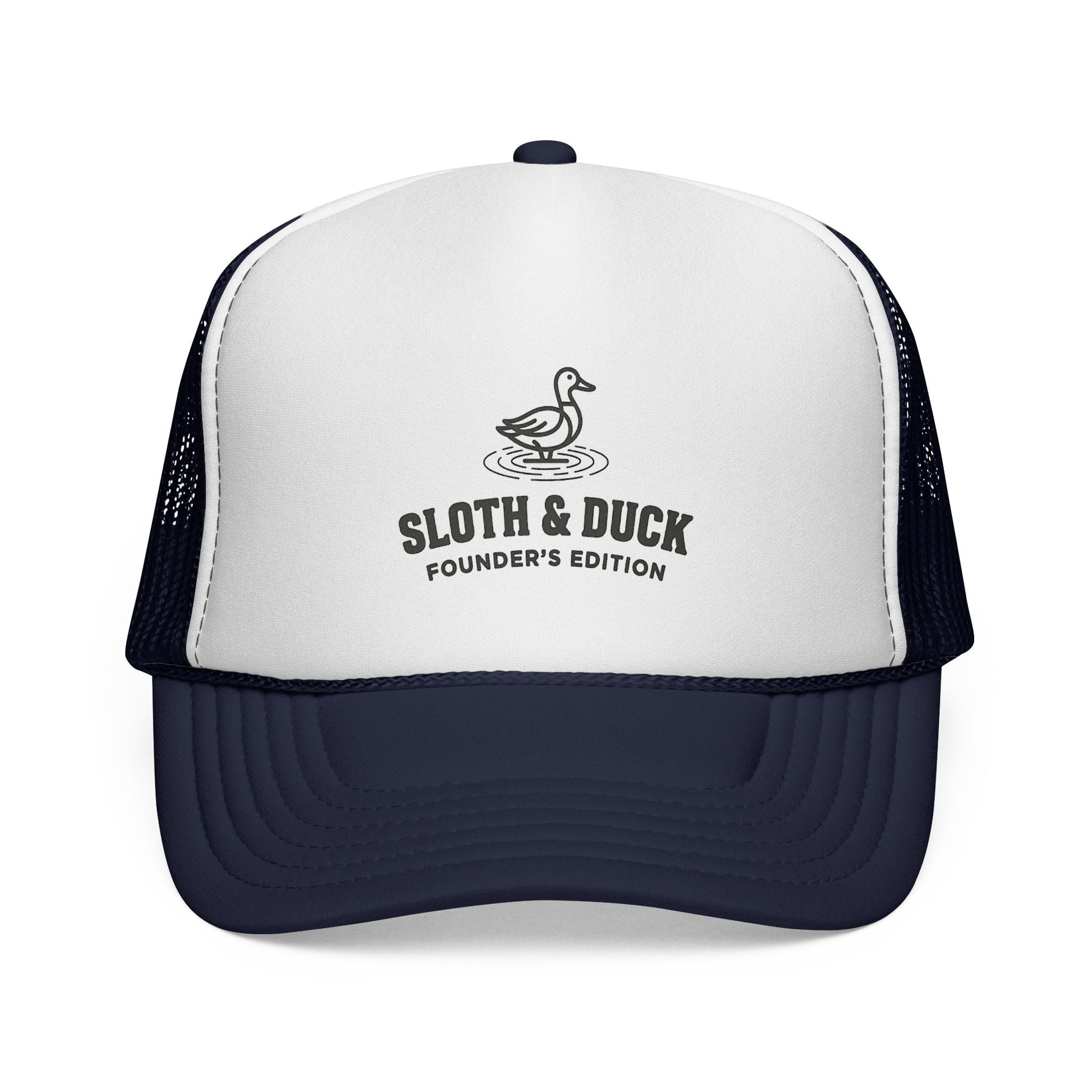 Sloth & Duck Founder’s Edition Trucker Cap | Vintage Duck - Dark Navy - Sloth & Duck