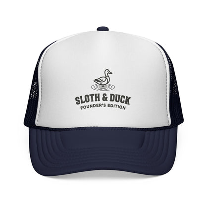 Sloth & Duck Founder’s Edition Trucker Cap | Vintage Duck - Dark Navy - Sloth & Duck