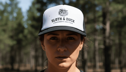 Sloth & Duck Founder’s Edition Trucker Cap | Vintage Sloth - Dark Navy - Sloth & Duck