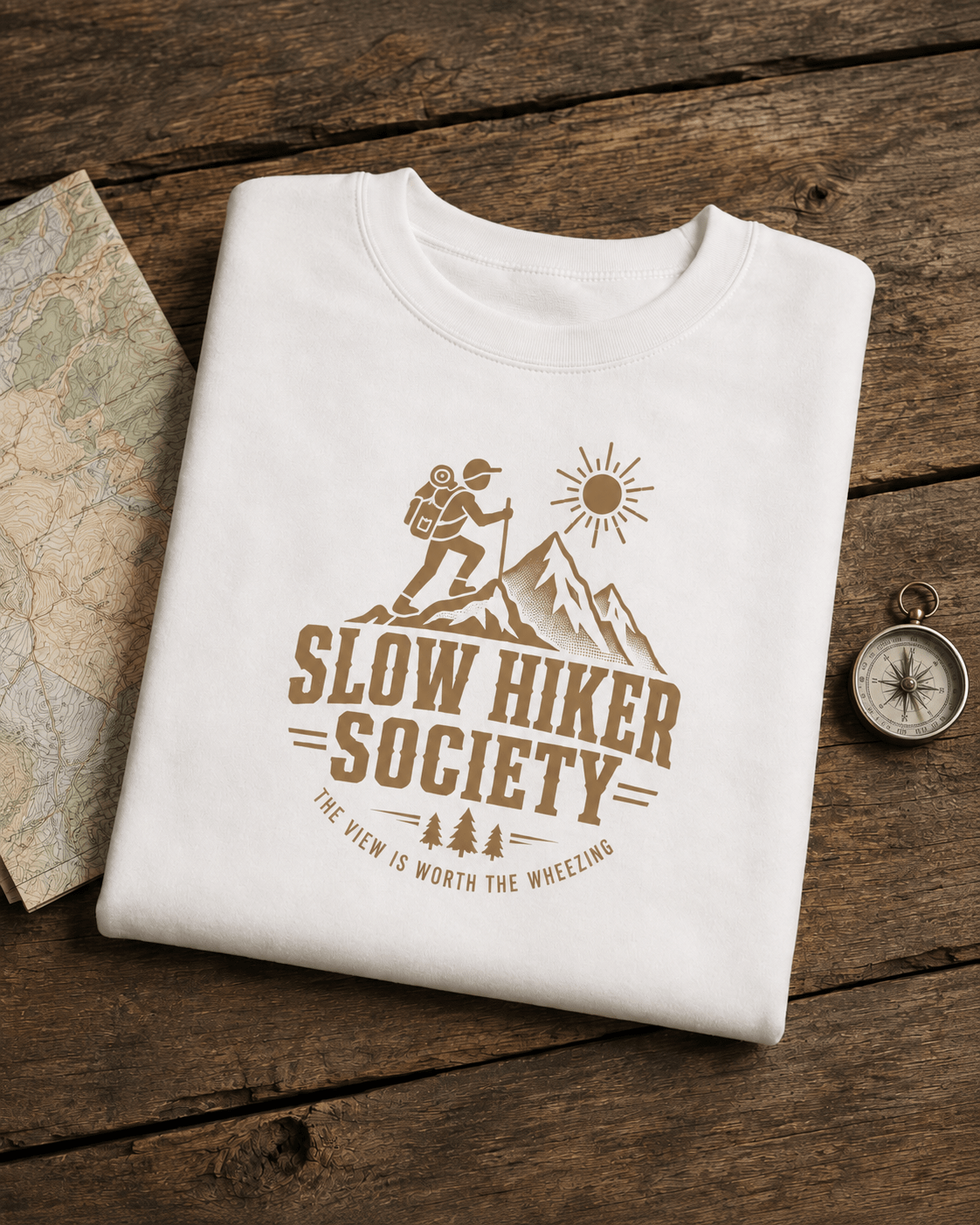 Slow Hiker Society Sweatshirt -S - Sloth & Duck