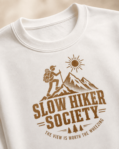 Slow Hiker Society Sweatshirt -S - Sloth & Duck