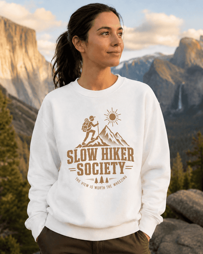 Slow Hiker Society Sweatshirt -S - Sloth & Duck