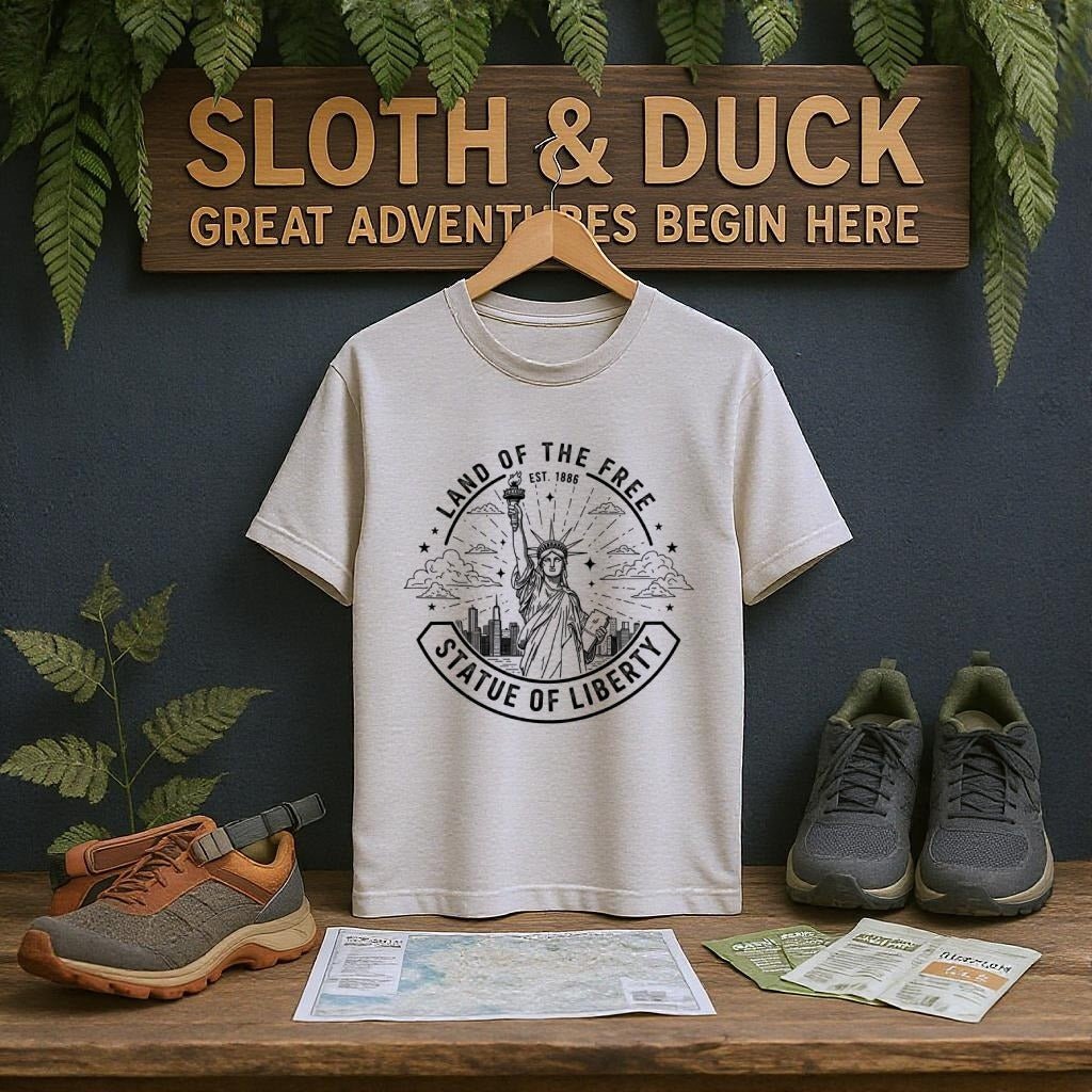 "Statue of Liberty" T-Shirt - S - Sloth & Duck