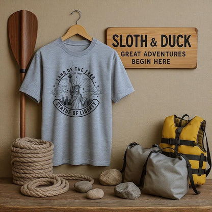 "Statue of Liberty" T-Shirt - S - Sloth & Duck