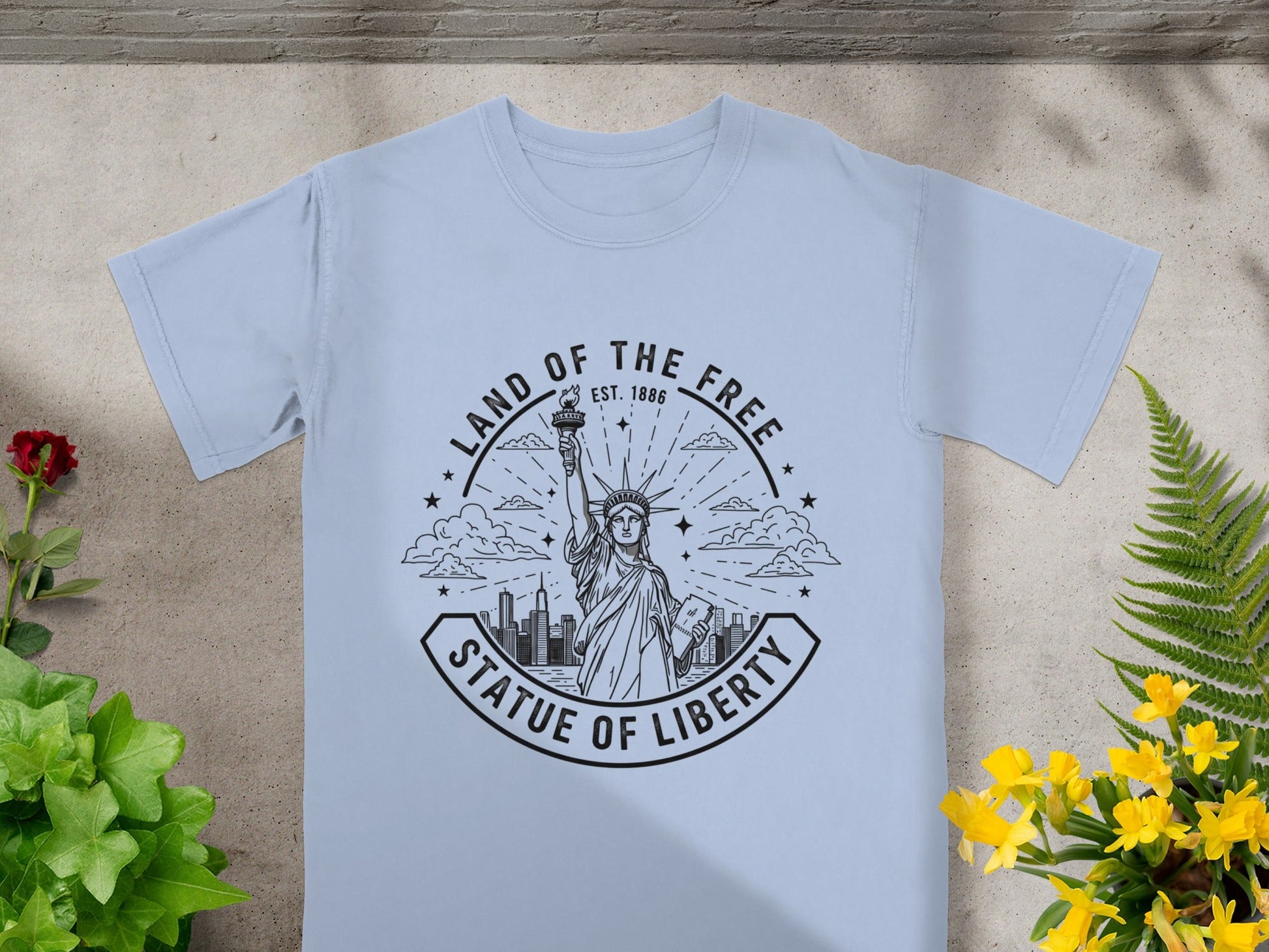 "Statue of Liberty" T-Shirt - S - Sloth & Duck