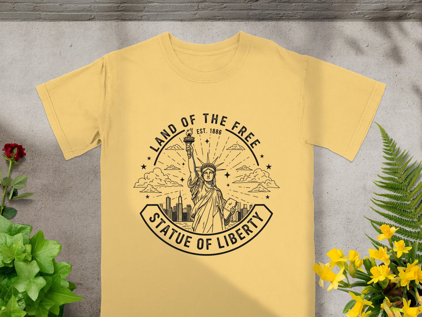 "Statue of Liberty" T-Shirt - S - Sloth & Duck