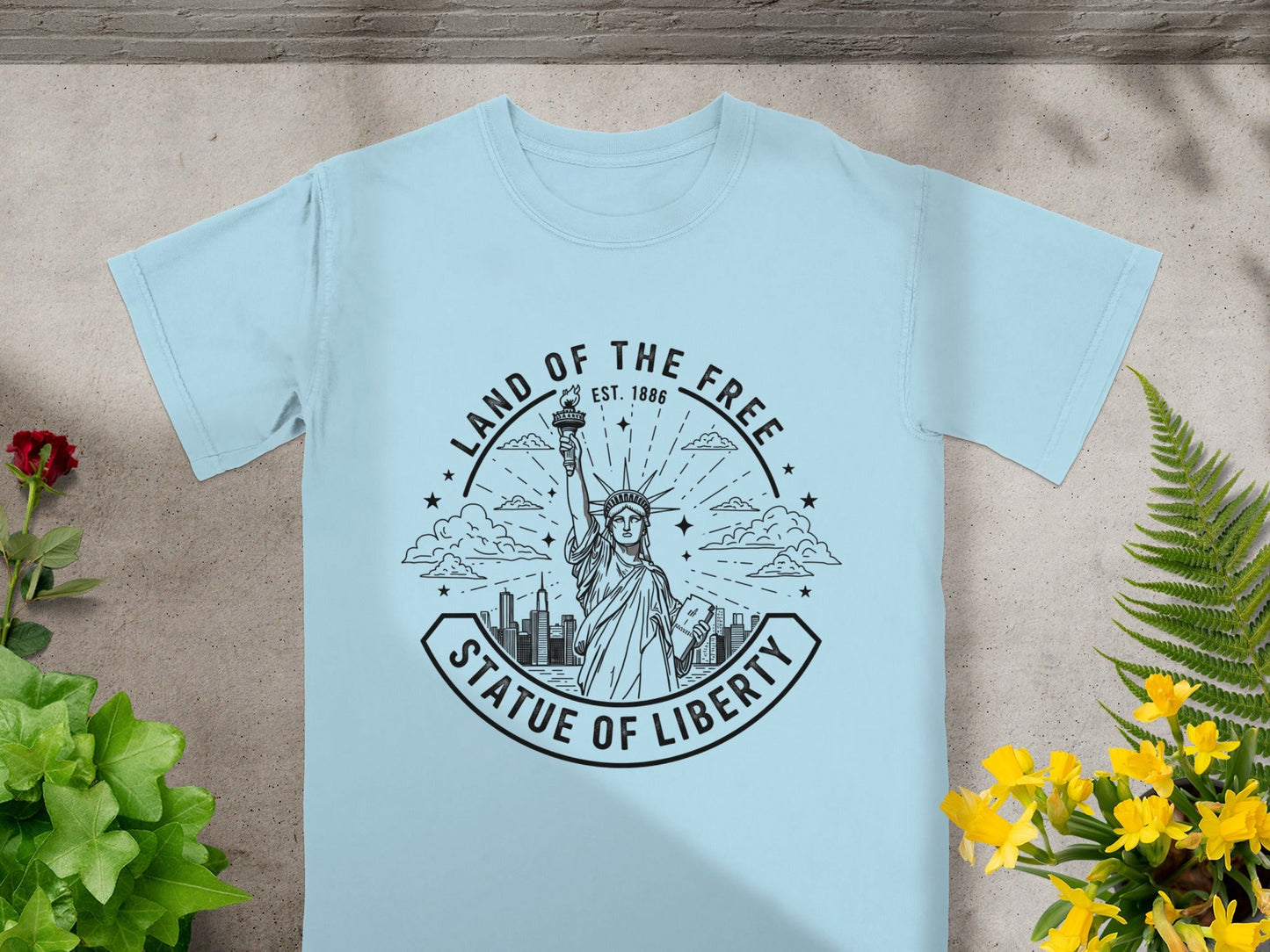 "Statue of Liberty" T-Shirt - S - Sloth & Duck