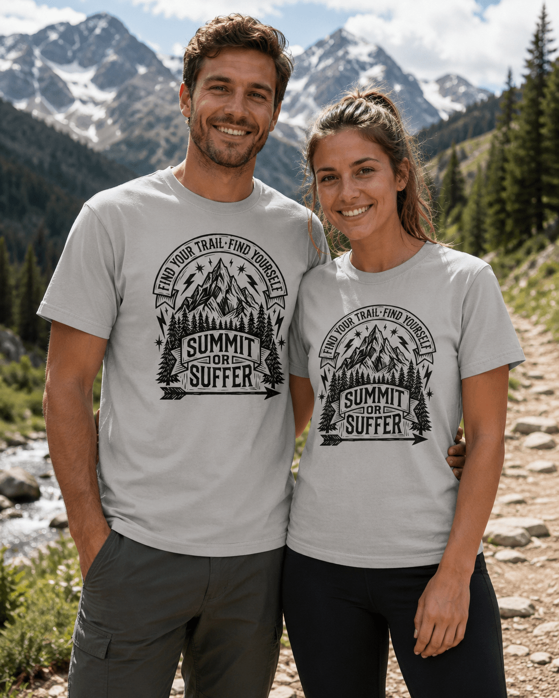 Summit or Suffer Trail Runner T-Shirt - S - Sloth & Duck