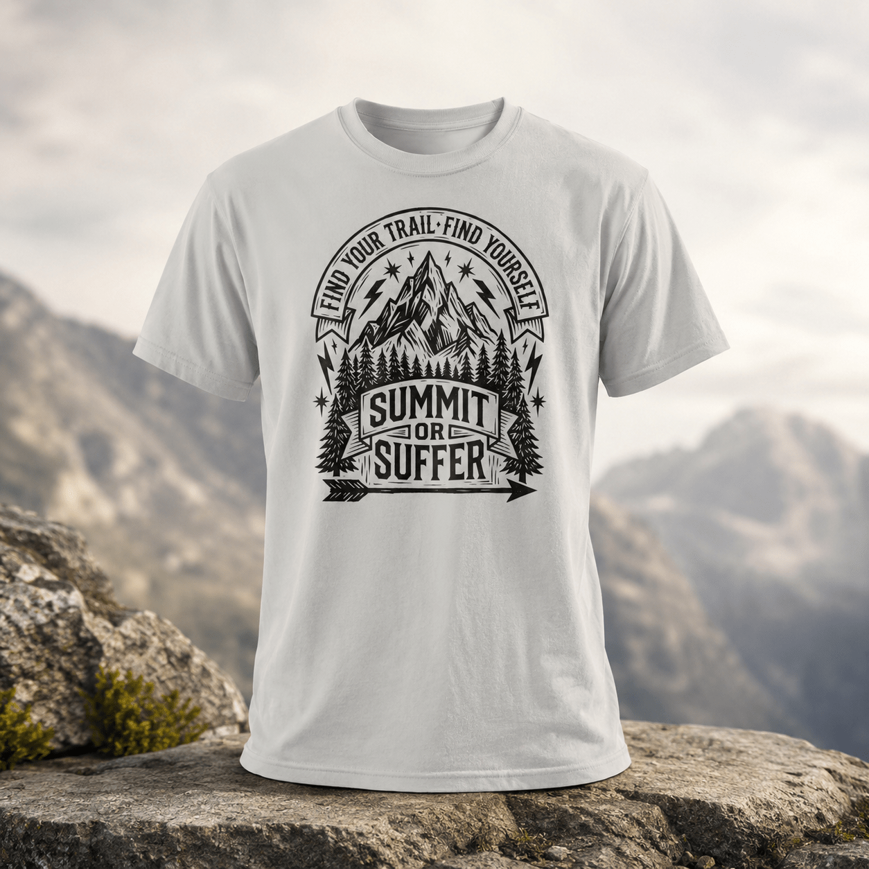 Summit or Suffer Trail Runner T-Shirt - S - Sloth & Duck