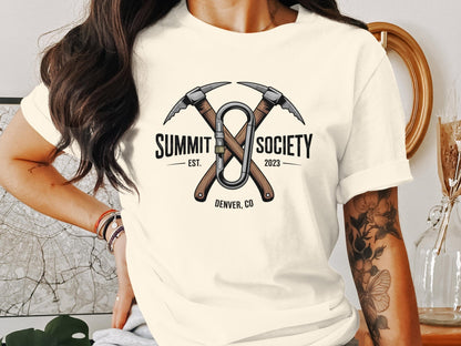 "Summit Society" T-Shirt - XS - Sloth & Duck