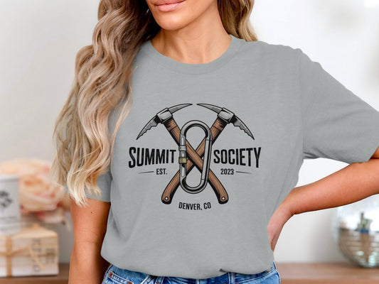 "Summit Society" T-Shirt - XS - Sloth & Duck