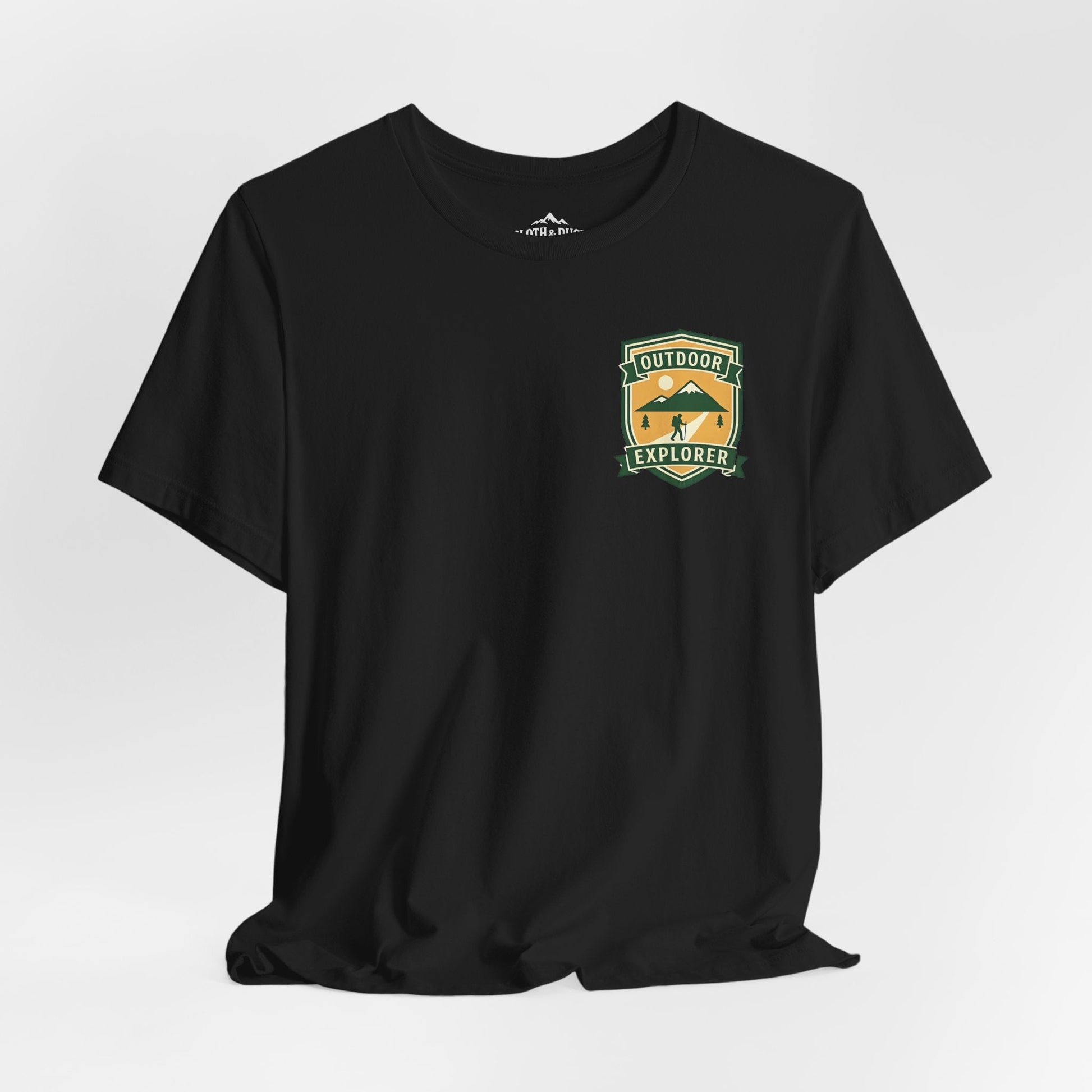 Take The Scenic Route Tee, Premium Vintage Mountain Graphic Shirt - Maroon - Sloth & Duck
