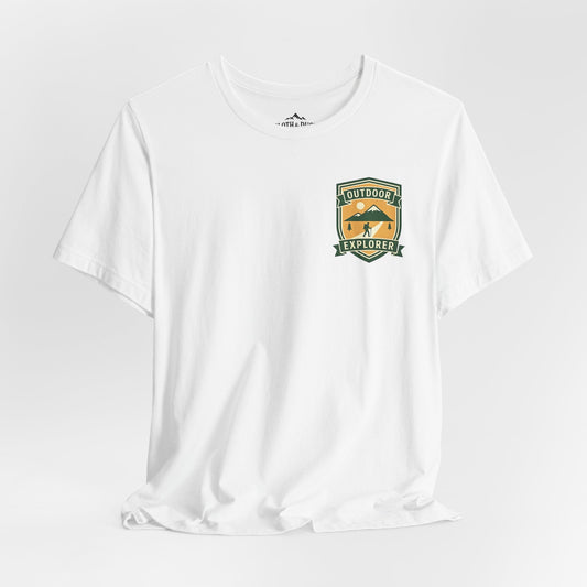 Take The Scenic Route Tee, Premium Vintage Mountain Graphic Shirt - Sloth & Duck