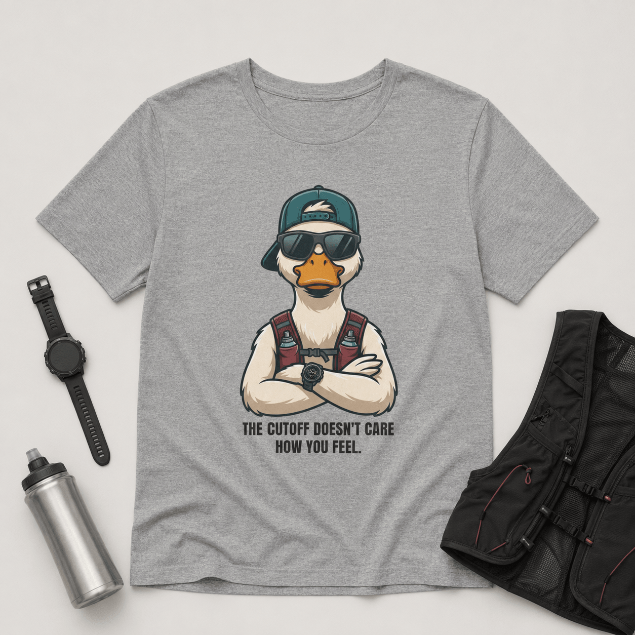 The Cutoff Doesn't Care How You Feel - Duck Tee -S - Sloth & Duck