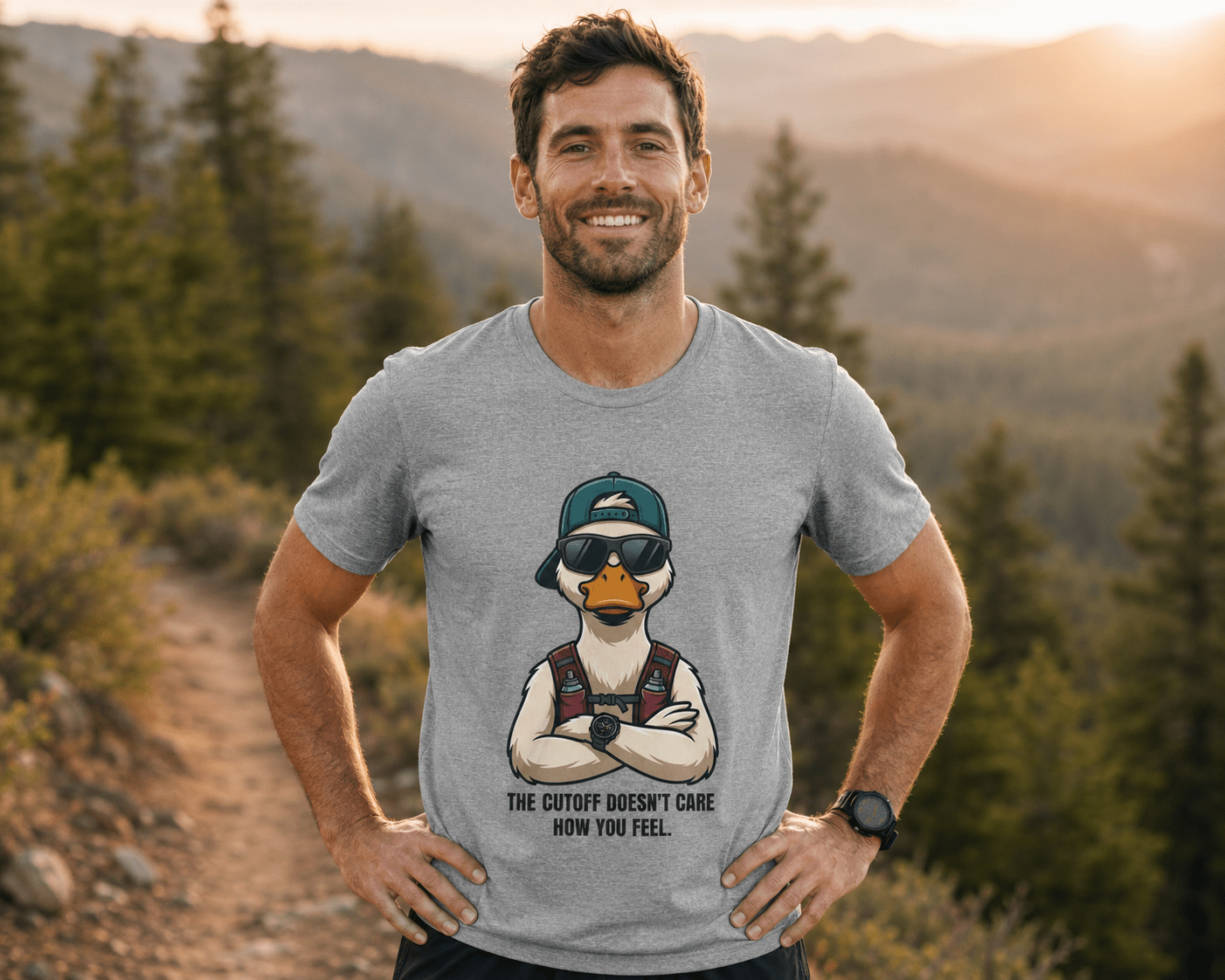 The Cutoff Doesn't Care How You Feel - Duck Tee -S - Sloth & Duck