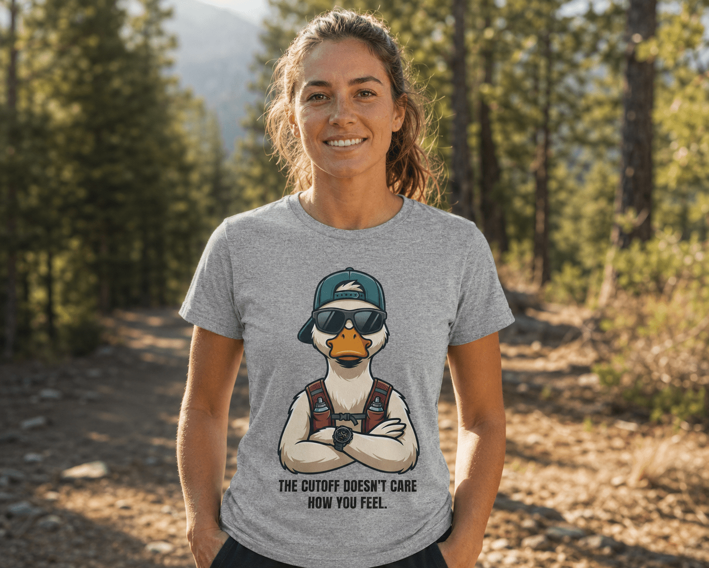 The Cutoff Doesn't Care How You Feel - Duck Tee -S - Sloth & Duck