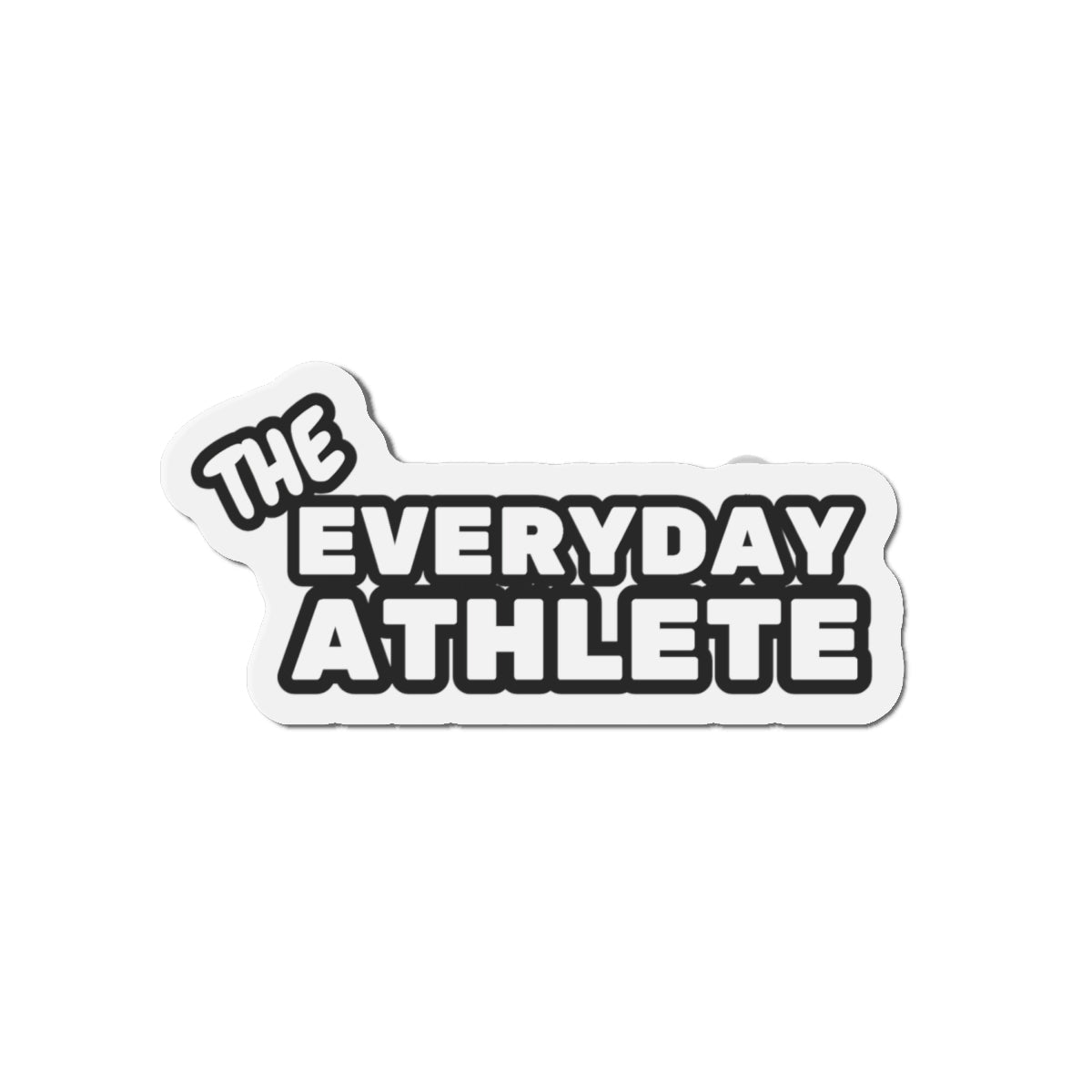 “The Everyday Athlete” Bold Vinyl Sticker Magnet - 6" × 6" - Sloth & Duck