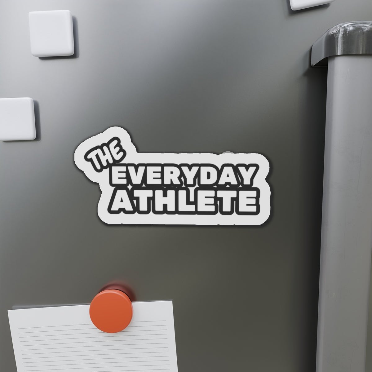 “The Everyday Athlete” Bold Vinyl Sticker Magnet - 4" x 4" - Sloth & Duck