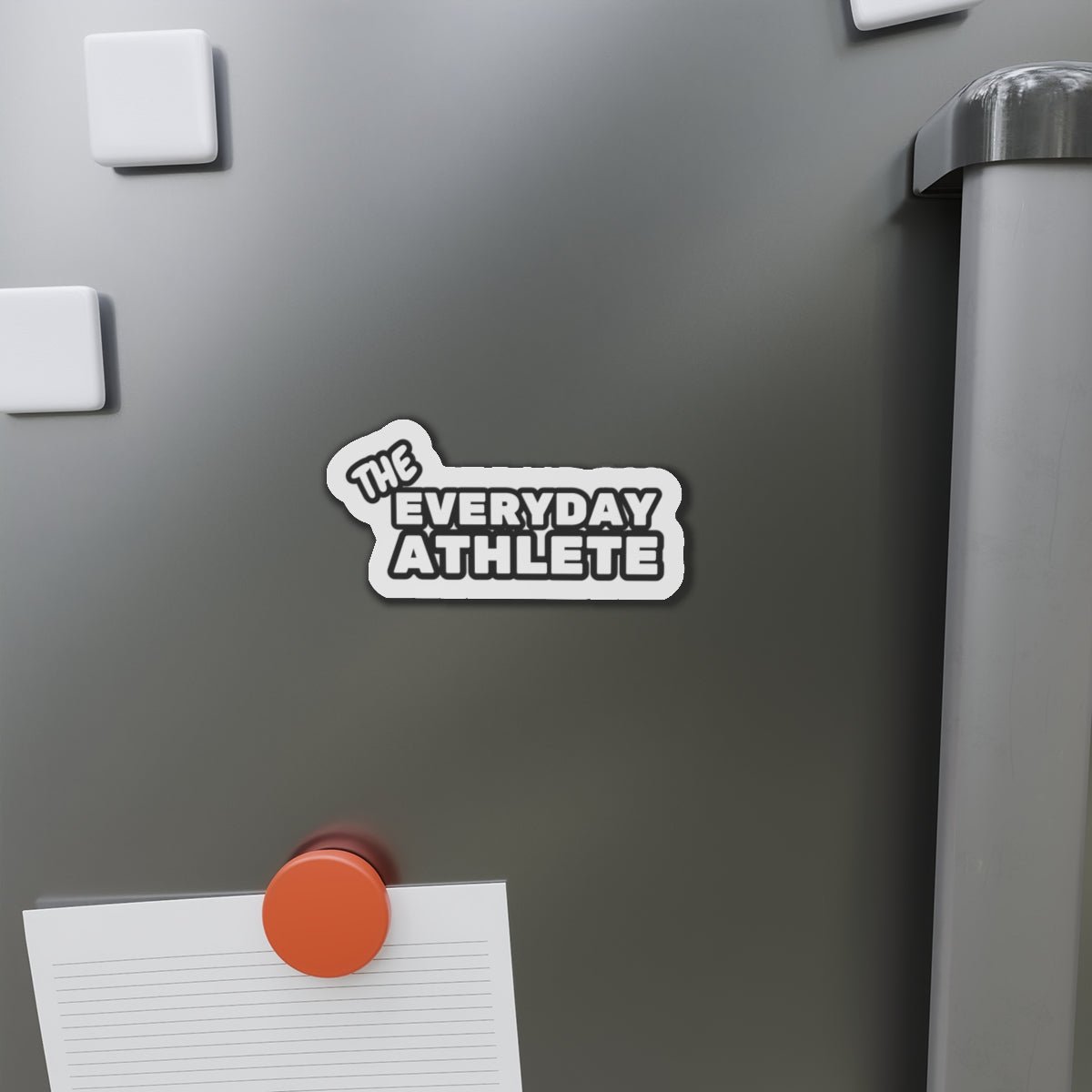 “The Everyday Athlete” Bold Vinyl Sticker Magnet - 4" x 4" - Sloth & Duck
